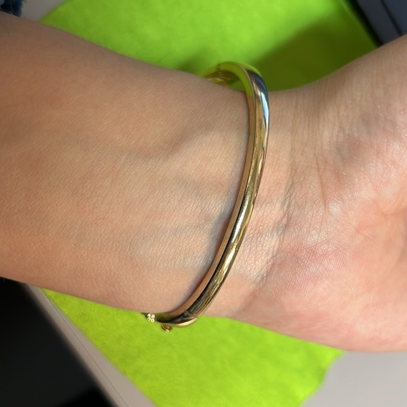 ‼️Final Price‼️ 💎 Napler Gold Tone Hinged Braceletlet 💎👑 - Picture 6 of 8